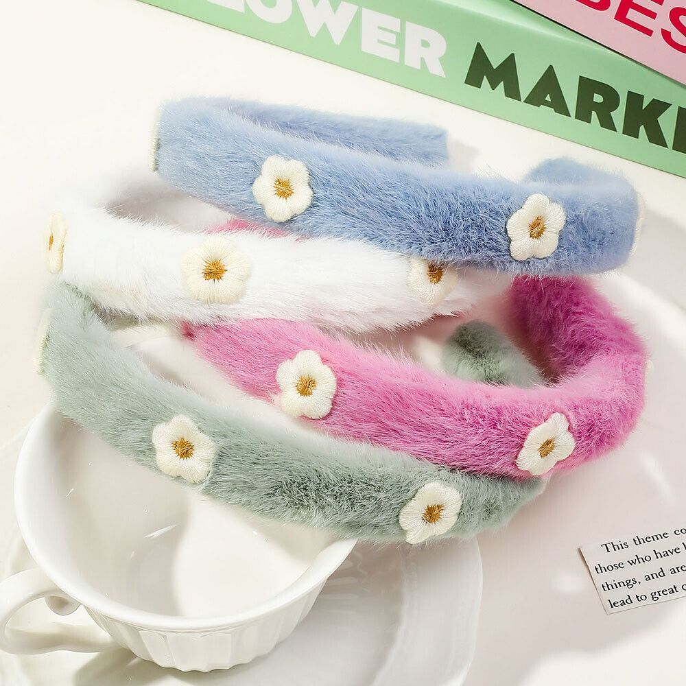 Winter Headband Fleece - Ikat kepala bulu mewah, ikat kepala
