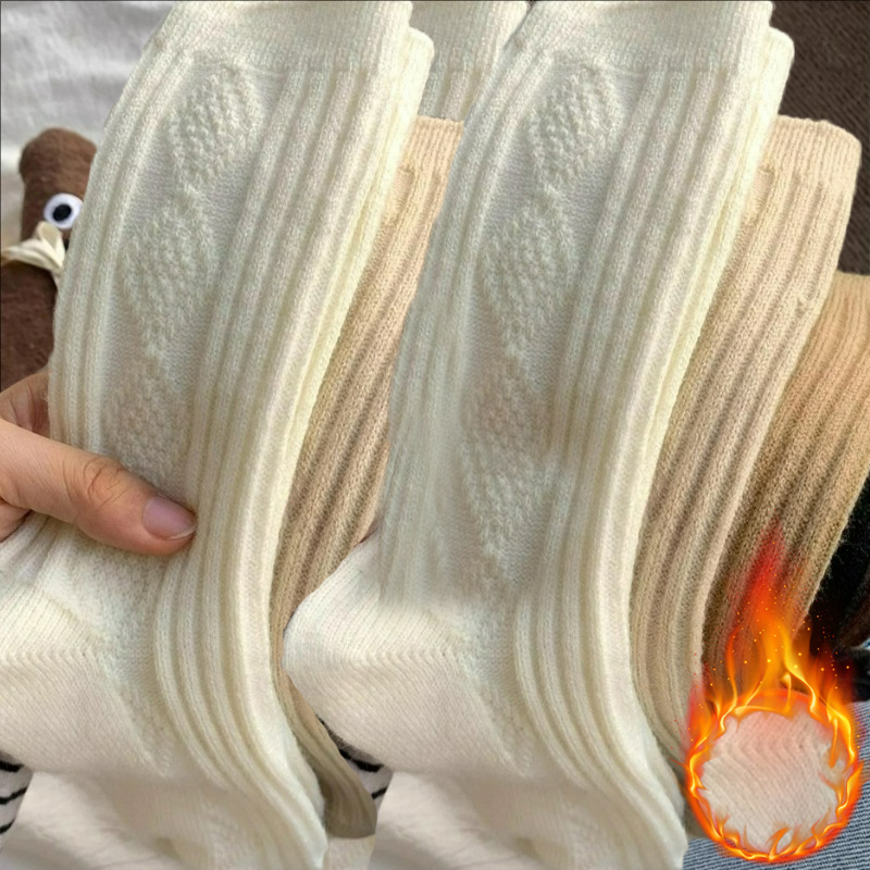 Thermal Sock Wool - 3 Pasang Kaus Kaki Wol Kasmir