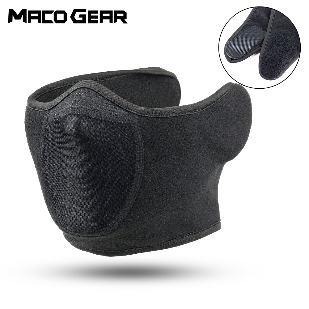 Fleece Ear Warmer Band - Masker Wajah cuaca dingin Pria Wanita,