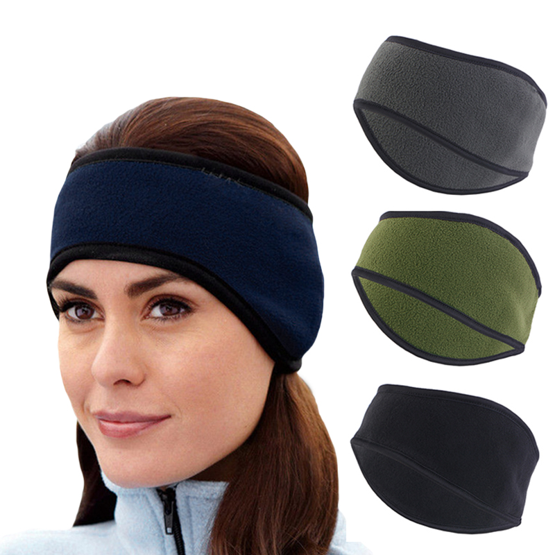 Fleece Ear Warmer Band - Bando penghangat telinga bulu musim dingin,
