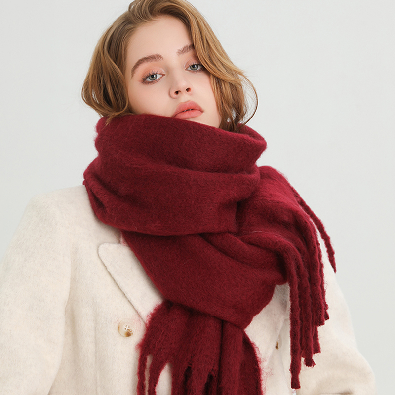 Cashmere Pashmina Wrap - Syal pasmina hangat untuk wanita, syal