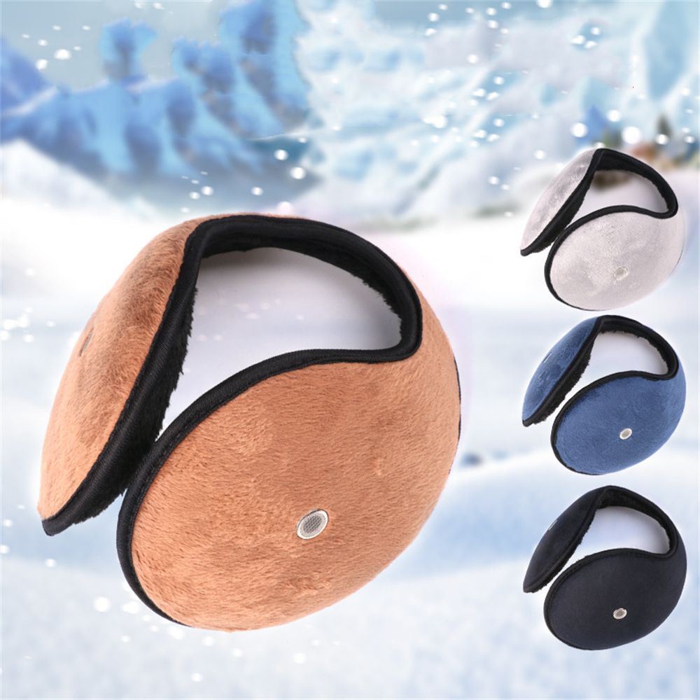 Fleece Ear Warmer Band - Penutup telinga pria musim dingin penghangat
