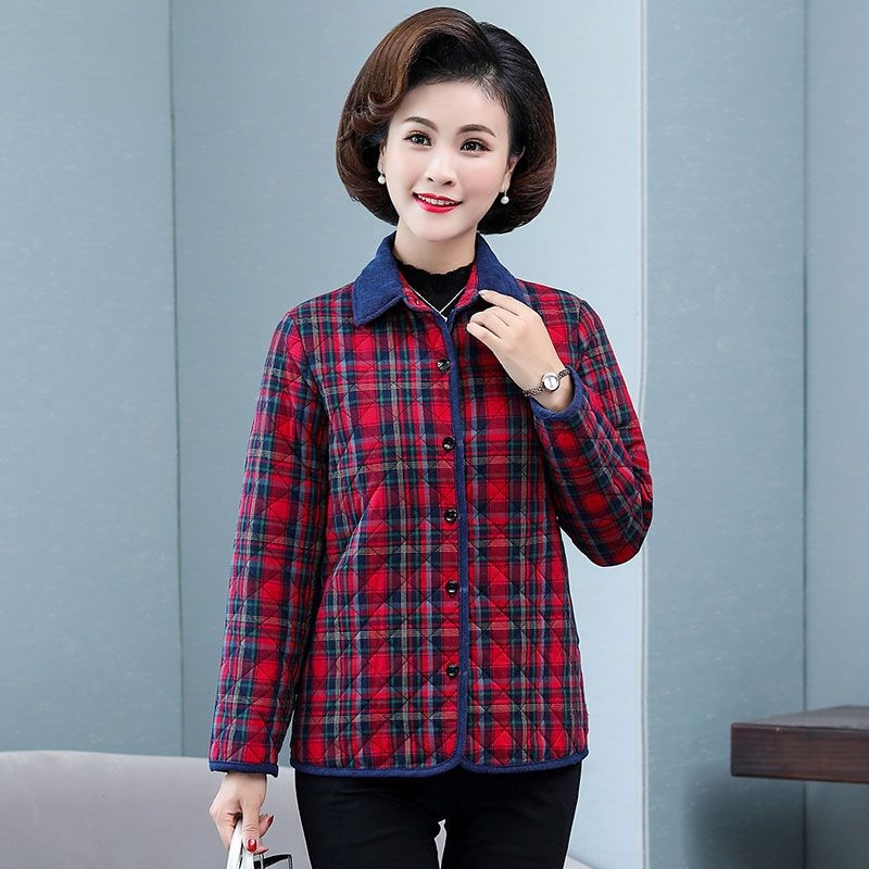 Flannel Shirt Lined - Kemeja Katun Kotak-kotak Musim Gugur Musim