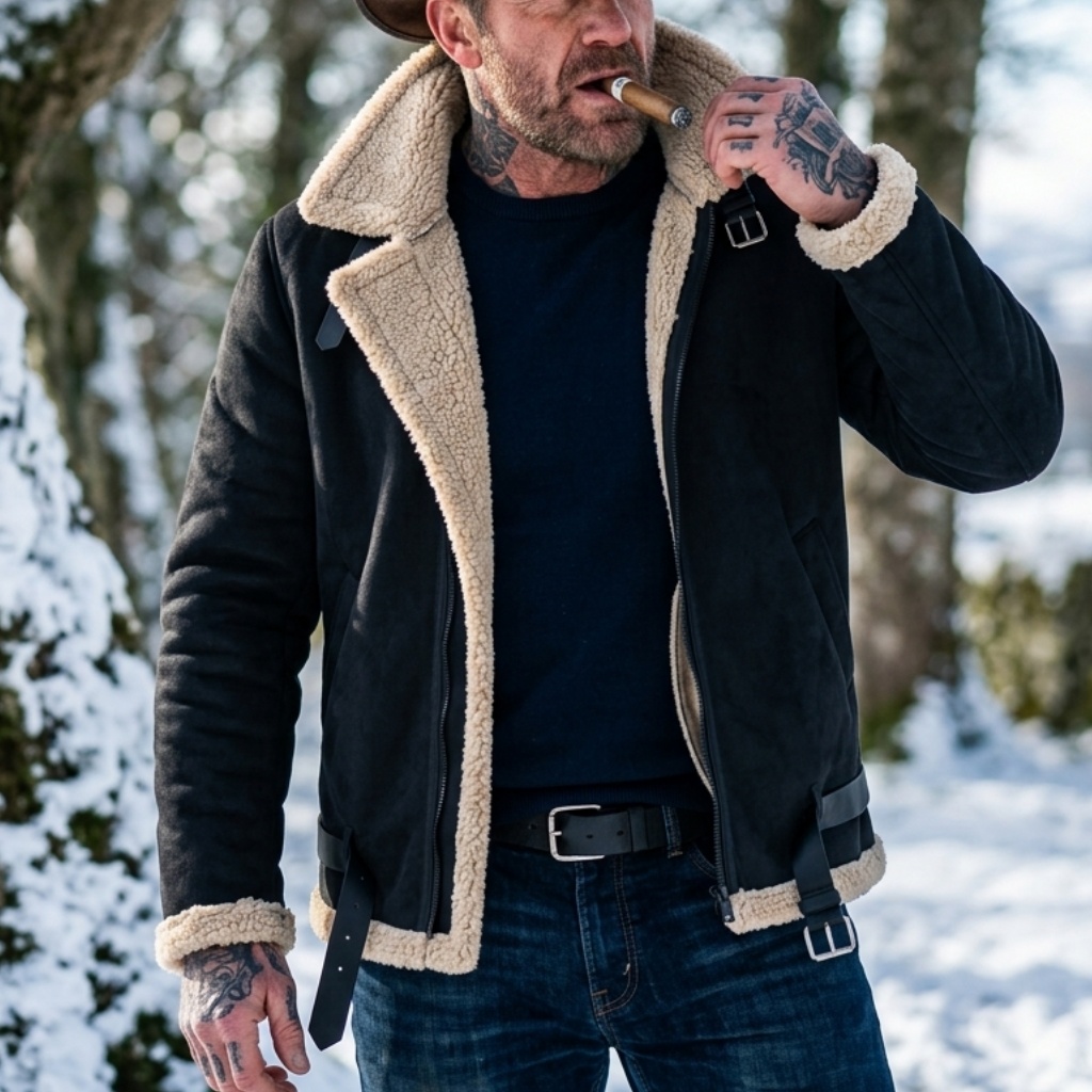 Down Jacket Packable - Jaket Suede Pria Musim Dingin Berlapis