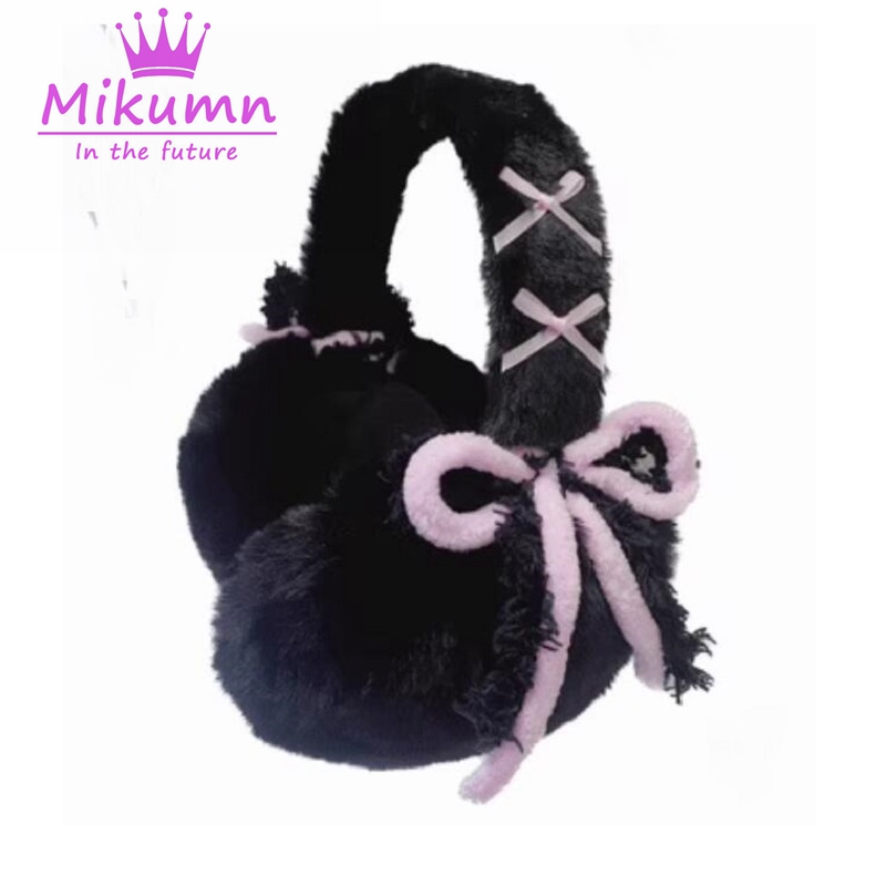 Earmuffs Foldable - Mikumn Harajuku Y2k penutup telinga pelindung