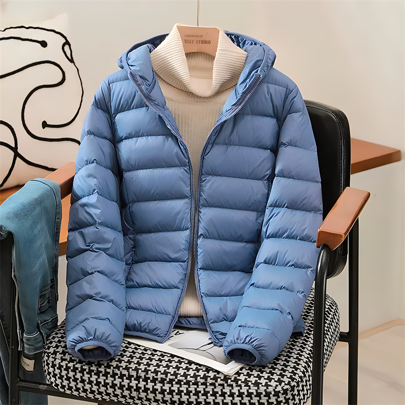 Down Jacket Packable - Jaket Puffer ramping bertudung wanita, jaket