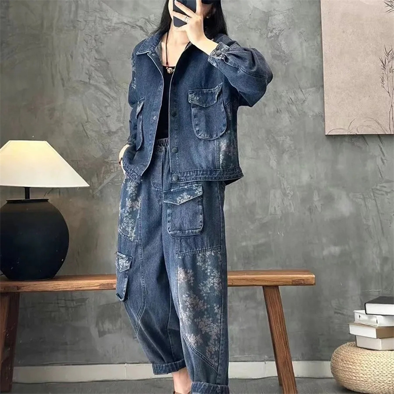 Down Jacket Packable - Setelan Jaket Denim Musim Gugur 2025