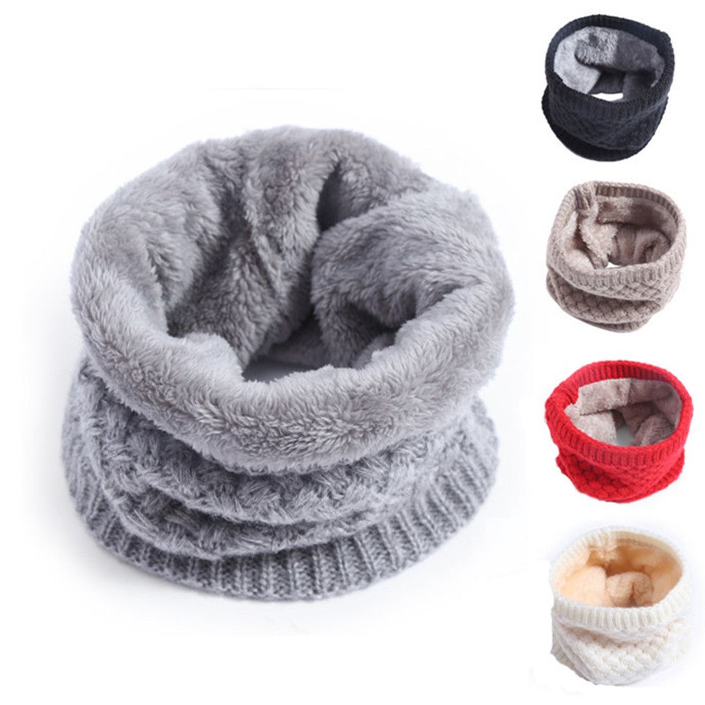 Wool Scarf Men - Syal rajut syal leher Wanita Wanita