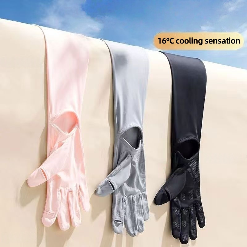 Touch Screen Gloves - UPF50+ Sarung Tangan Pelindung Matahari Bahan