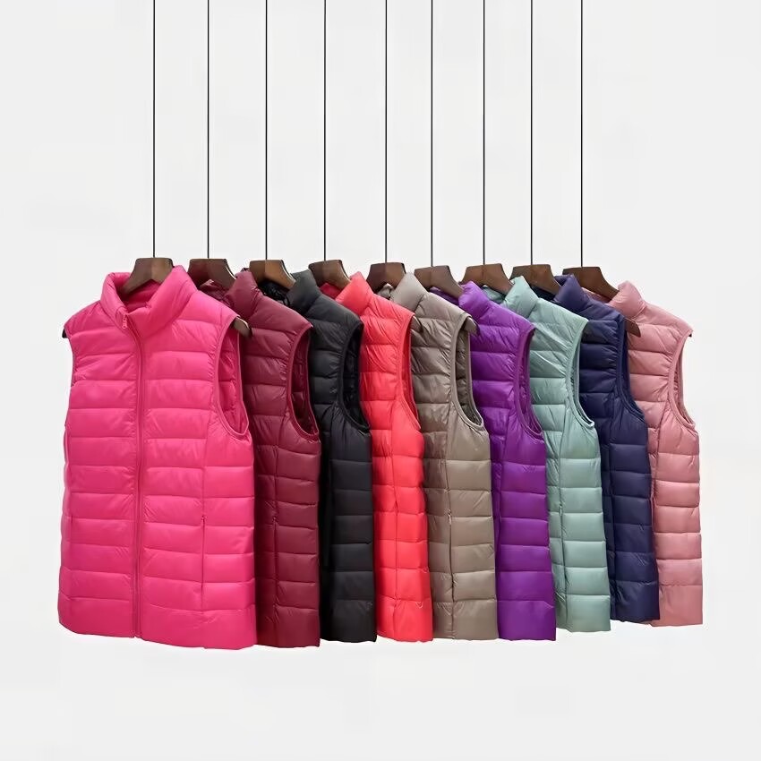 Down Jacket Packable - Jaket Rompi Tanpa Lengan Wanita Mantel