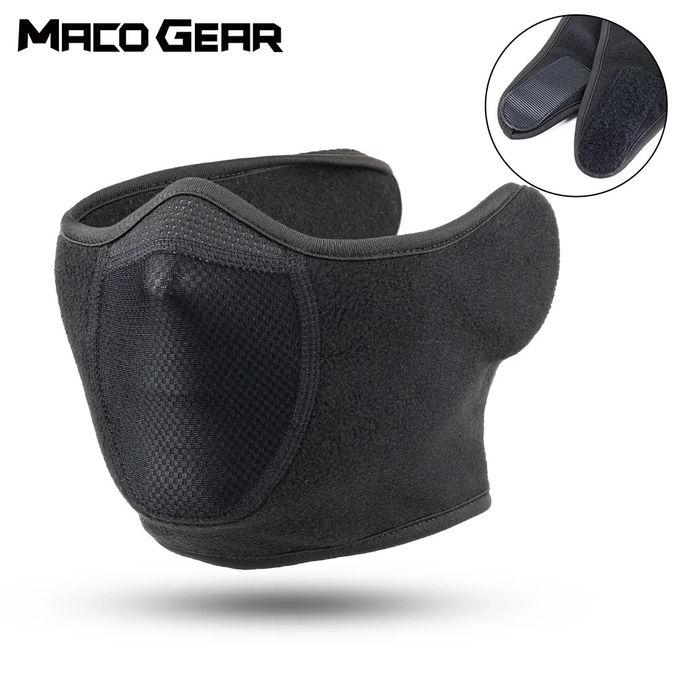 Fleece Ear Warmer Band - Masker Wajah cuaca dingin Pria Wanita,