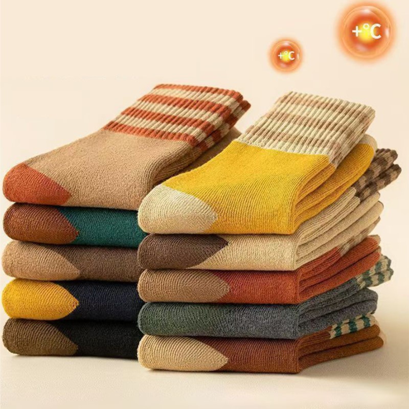 Thermal Sock Wool - Kaus kaki bulu tebal untuk wanita,