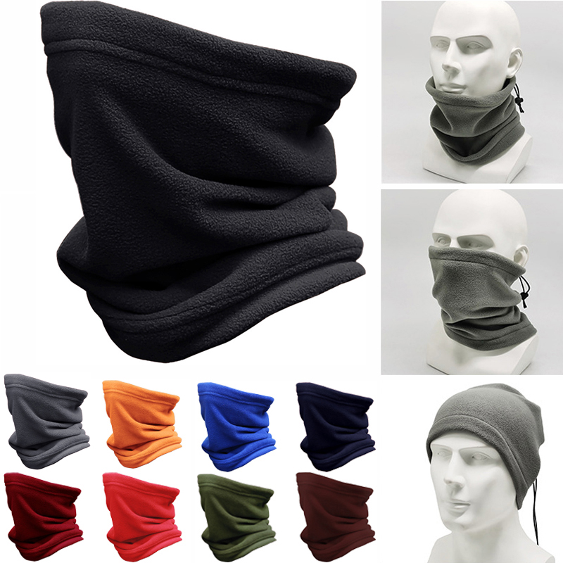Neck Gaiter Fleece - Masker Wajah setengah wajah leher, penghangat