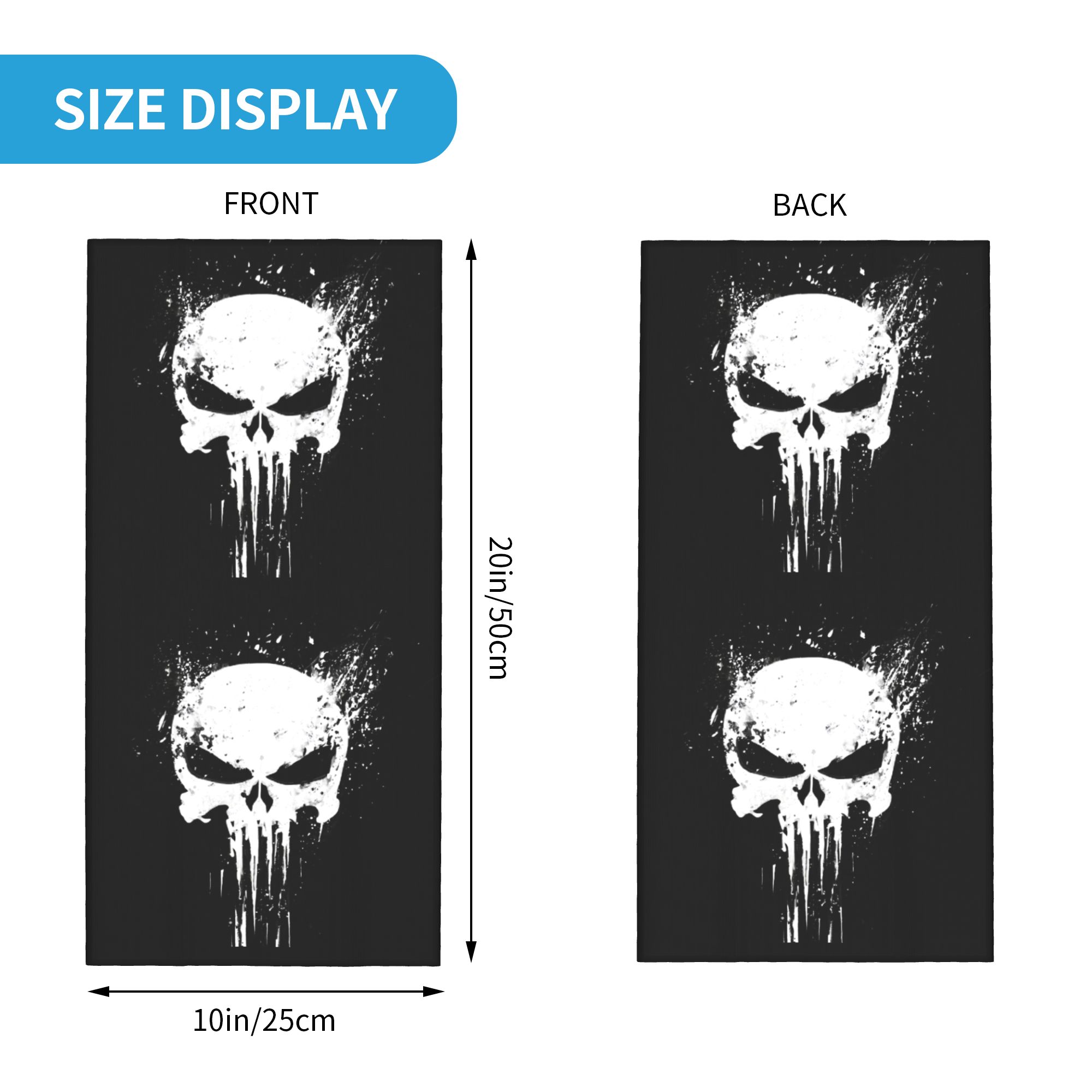 Bandana Tengkorak Kustom, Peng - Neck Gaiter Fleece ulasan dan harga