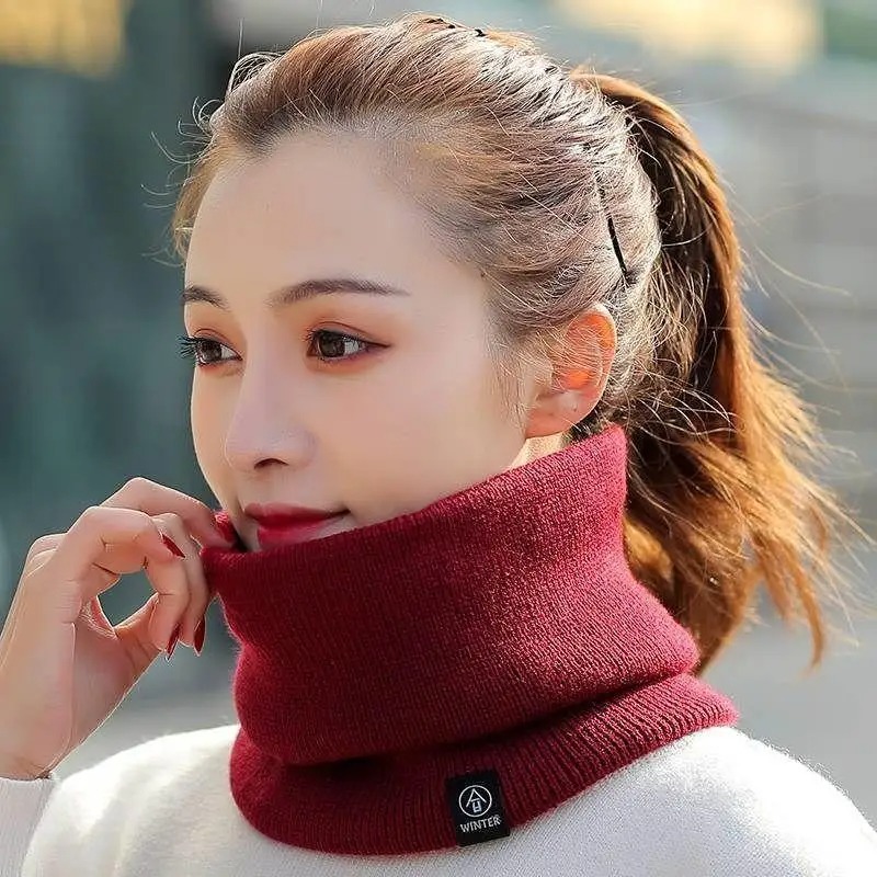 1-8PCS Syal Leher Termal Anti  - Neck Gaiter Fleece ulasan dan harga