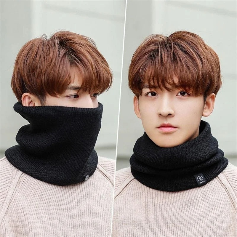 1-8PCS Syal Leher Termal Anti  - Neck Gaiter Fleece ulasan dan harga
