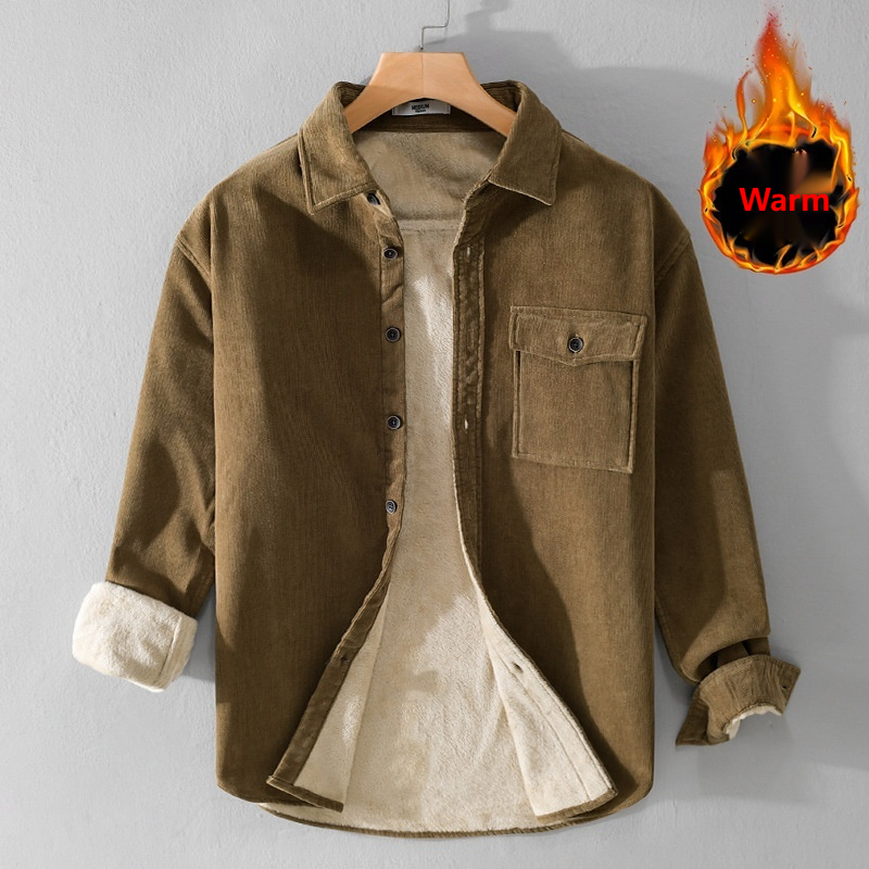 Jaket Kemeja Korduroi Pria Teb - Flannel Shirt Lined ulasan dan harga