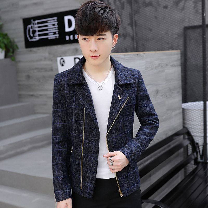 Jas Pria Pendek Campuran Wol M - Wool Coat Peacoat ulasan dan harga