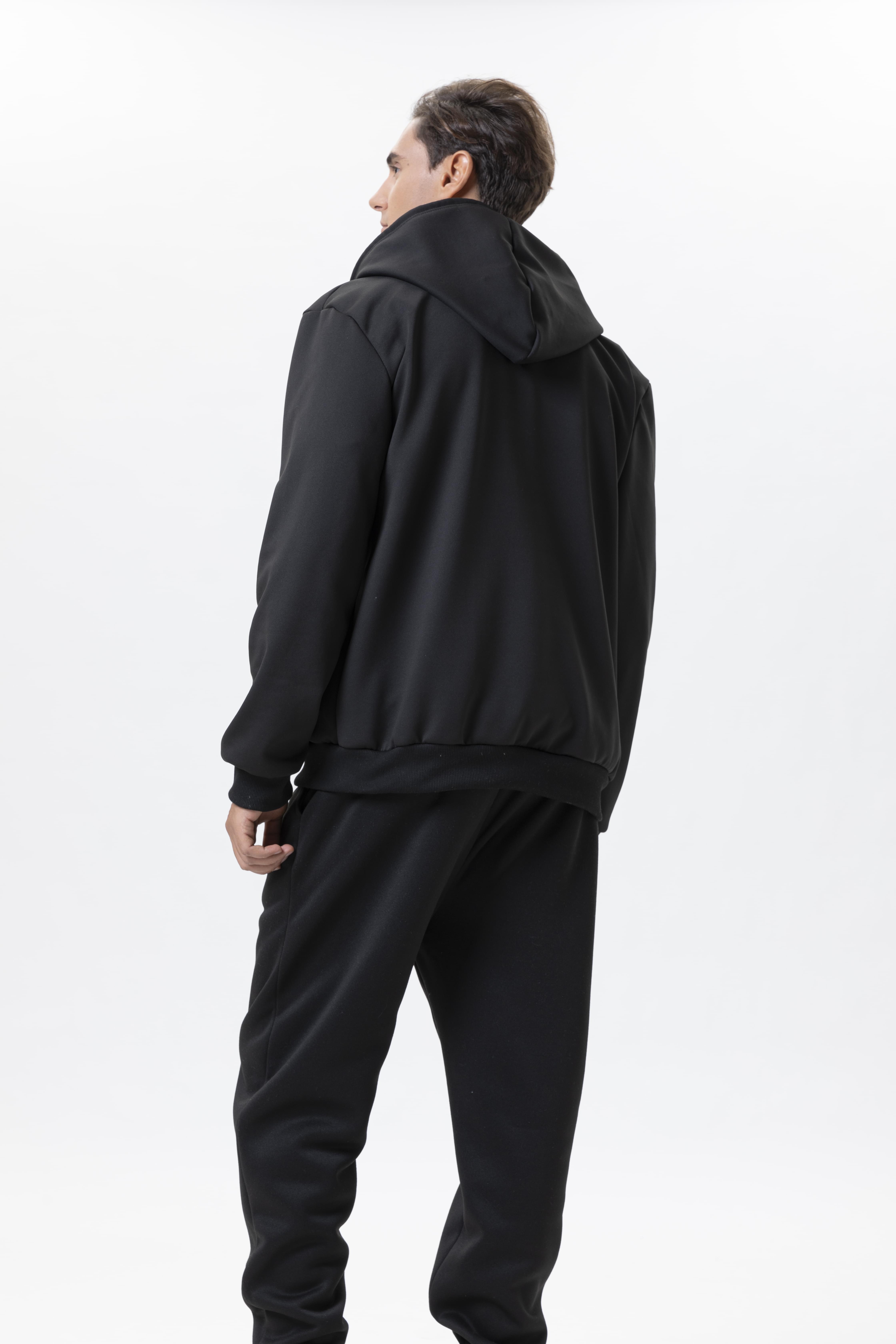 Setelan Musim Dingin Pria 2 Pc - Sherpa Hoodie Fleece ulasan dan harga