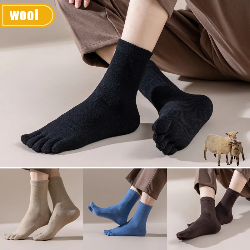 Kaos Kaki Lima Jari Pria dari  - Thermal Sock Wool ulasan dan harga