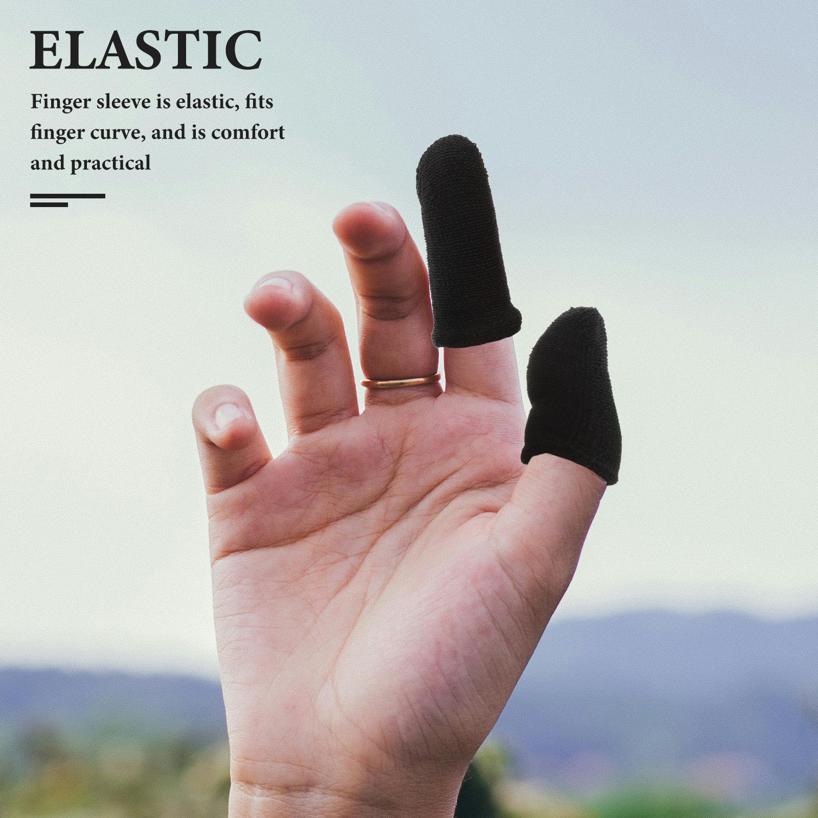 10 Buah Sarung Jari Serat Anti - Touch Screen Gloves ulasan dan harga