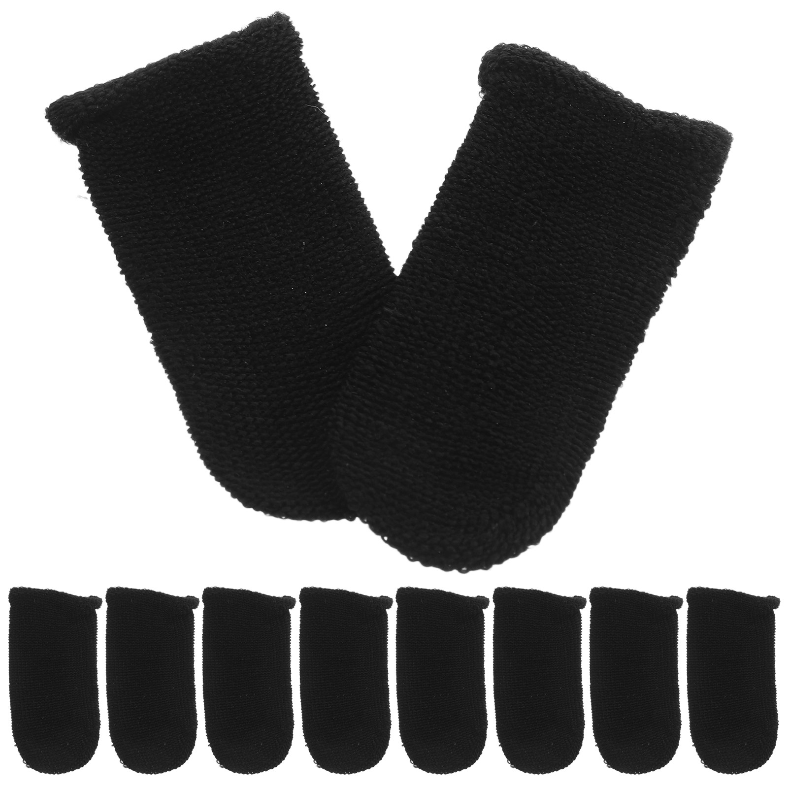 10 Buah Sarung Jari Serat Anti - Touch Screen Gloves ulasan dan harga
