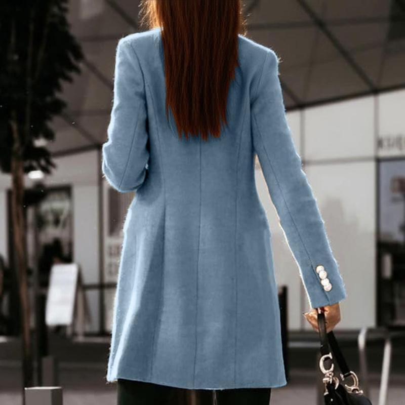 831A Mantel Musim Gugur Musim  - Wool Coat Peacoat ulasan dan harga