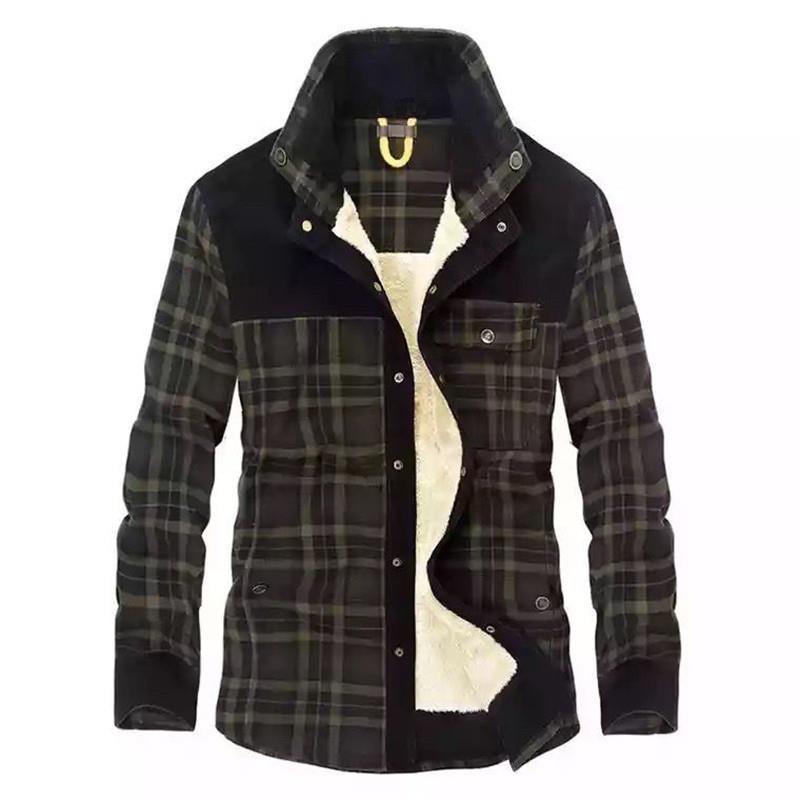 Jaket Kemeja Pria Vintage Moti - Flannel Shirt Lined ulasan dan harga