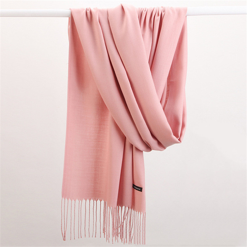 Syal wanita 2023 warna polos,  - Cashmere Pashmina Wrap ulasan dan harga