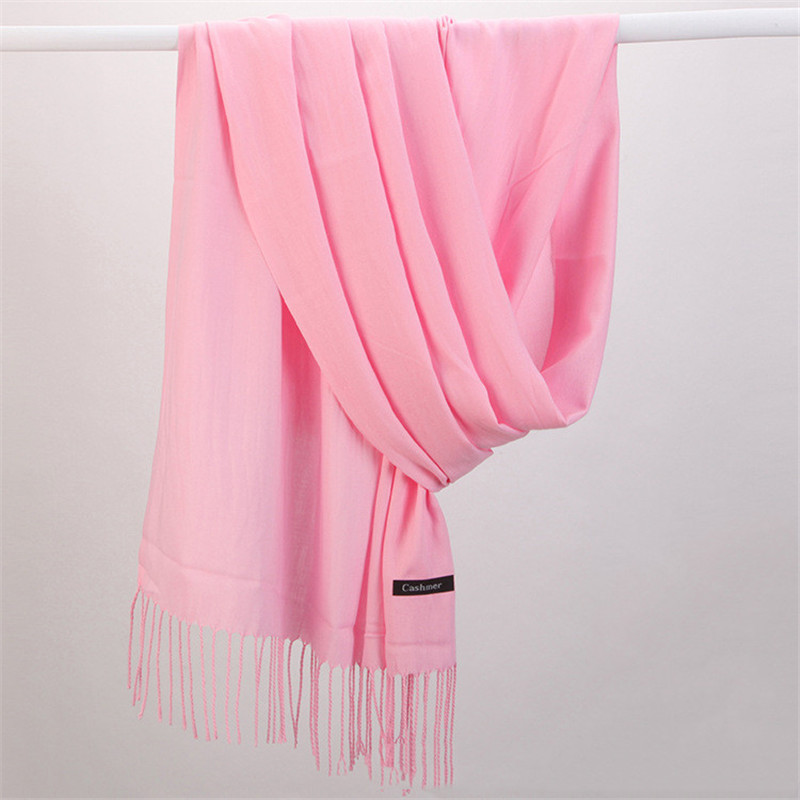 Syal wanita 2023 warna polos,  - Cashmere Pashmina Wrap ulasan dan harga