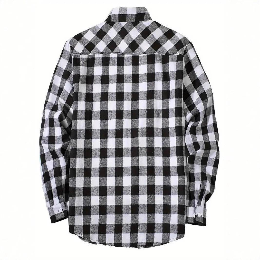 Jaket Kemeja Flanel Pria Berla - Flannel Shirt Lined ulasan dan harga