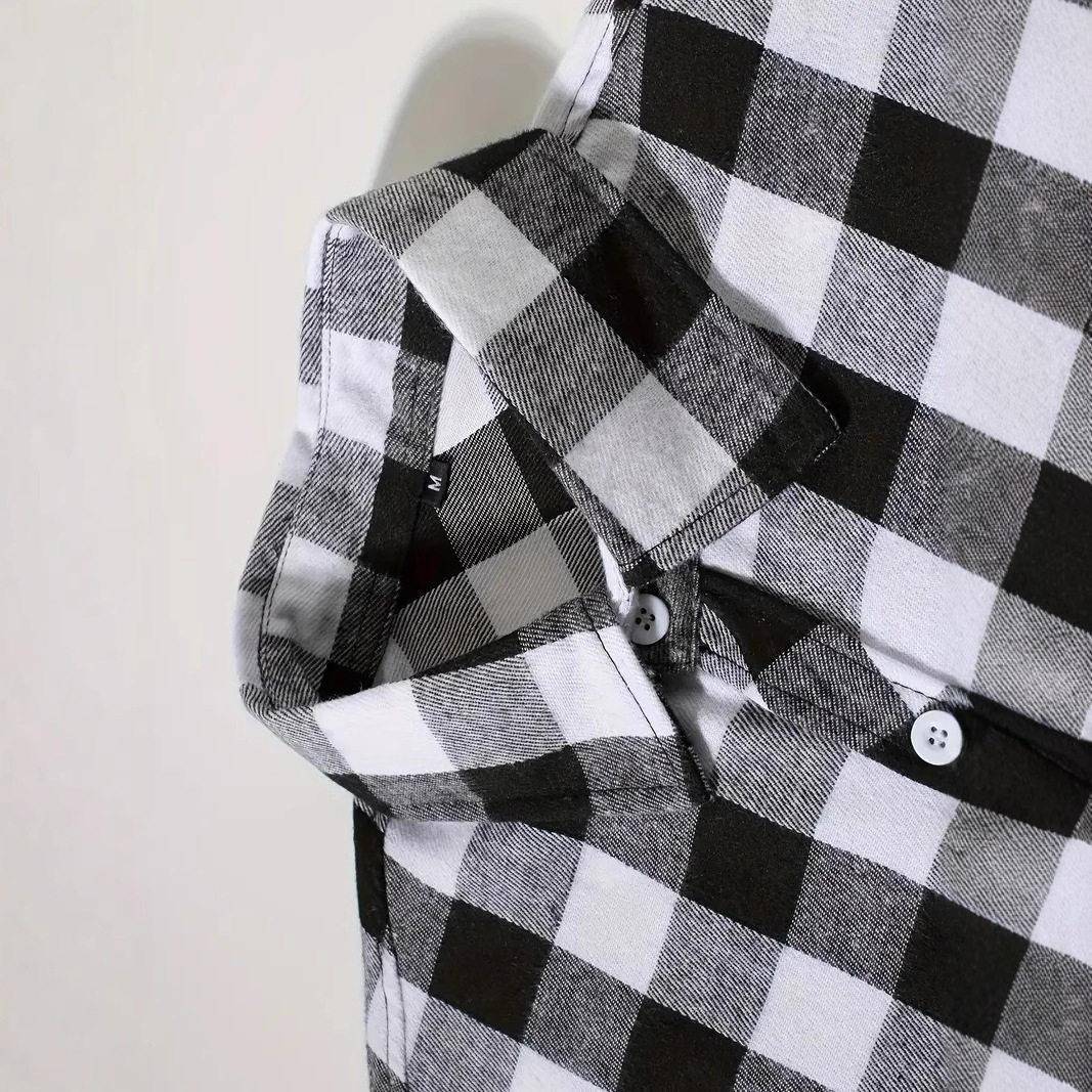 Jaket Kemeja Flanel Pria Berla - Flannel Shirt Lined ulasan dan harga