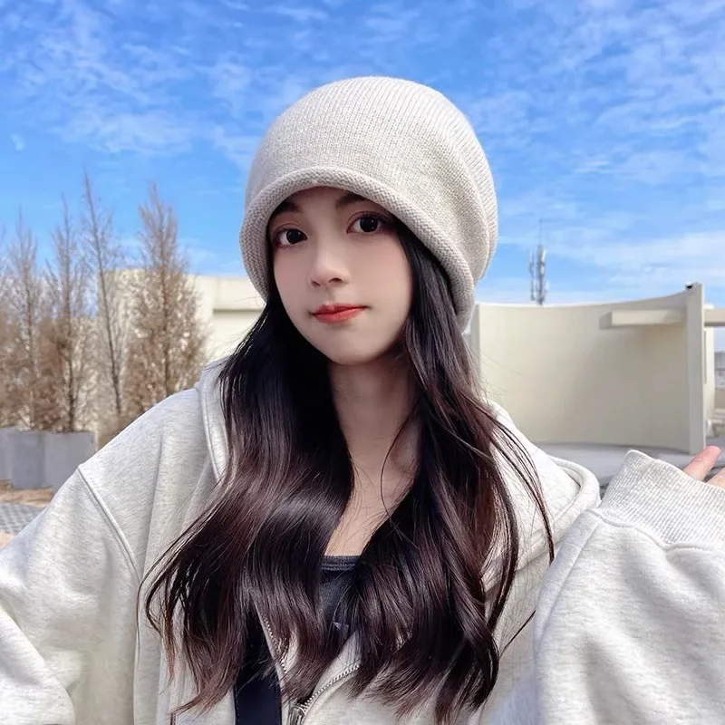 Topi Rajut Wanita Musim Dingin - Knit Beanie Hat Warm ulasan dan harga