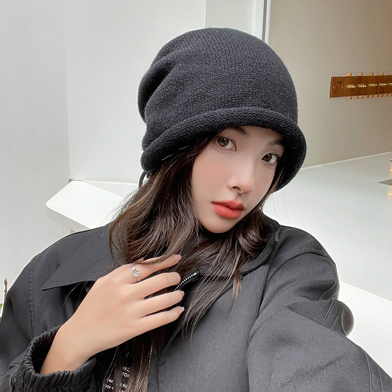 Topi Rajut Wanita Musim Dingin - Knit Beanie Hat Warm ulasan dan harga