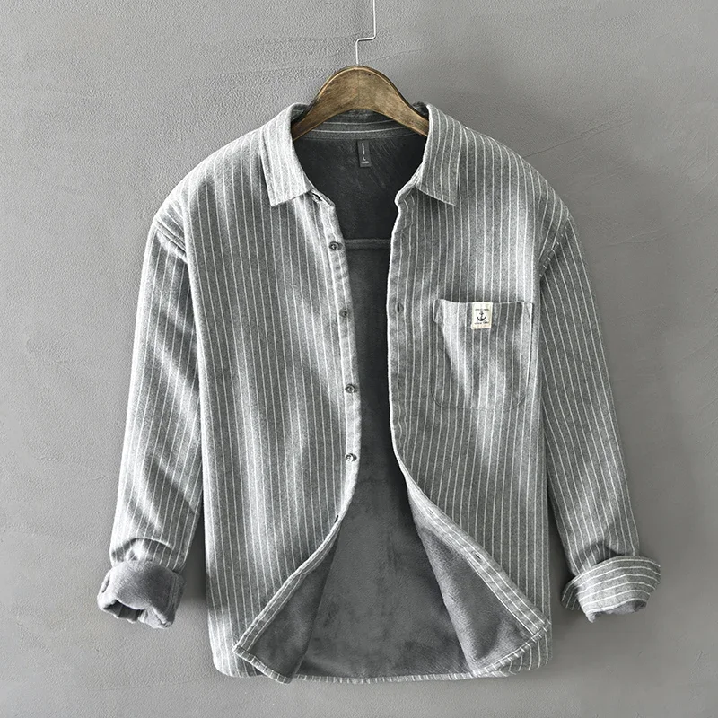 Kemeja Pria Musim Dingin Berba - Flannel Shirt Lined ulasan dan harga