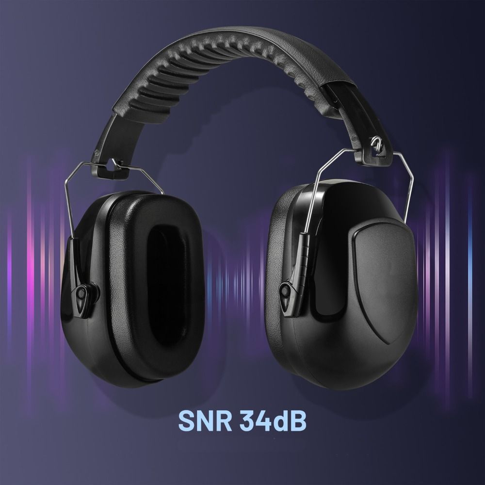 Pelindung Telinga SNR-34dB yan - Earmuffs Foldable ulasan dan harga