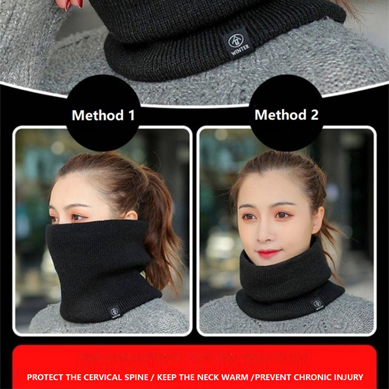 Syal Leher Musim Dingin Berlap - Neck Gaiter Fleece ulasan dan harga
