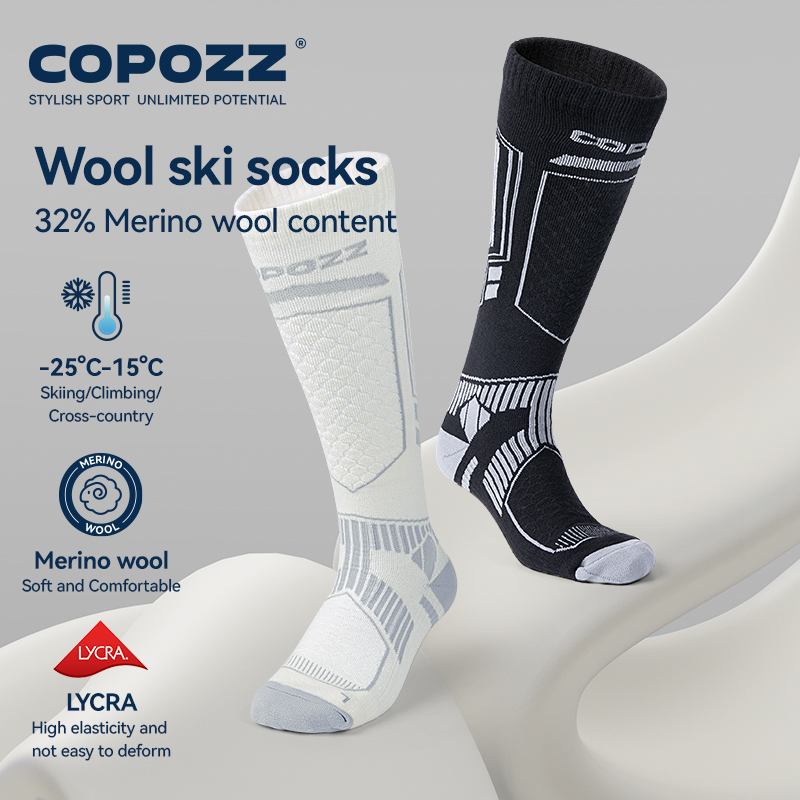 Kaus kaki Ski panjang COPOZZ,  - Thermal Sock Wool ulasan dan harga