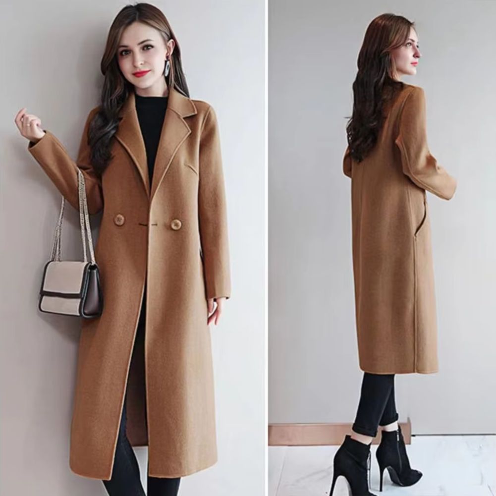 Mantel Wol Wanita Elegan 2025  - Wool Coat Peacoat ulasan dan harga