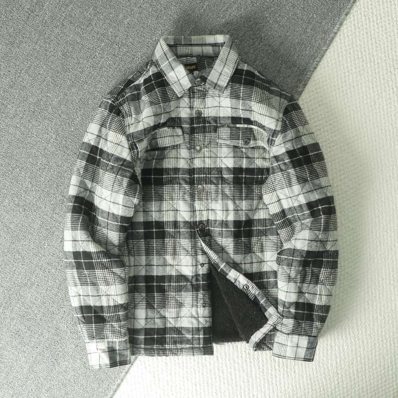 Jaket Kemeja Flanel Kotak-kota - Flannel Shirt Lined ulasan dan harga