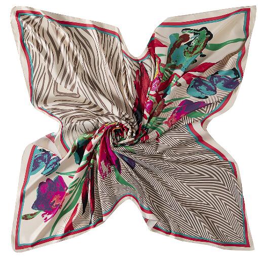 Syal sutra persegi merek mewah - Shawl Wrap Winter ulasan dan harga