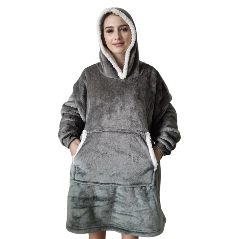 Bisa dipakai dewasa Super lemb - Sherpa Hoodie Fleece ulasan dan harga