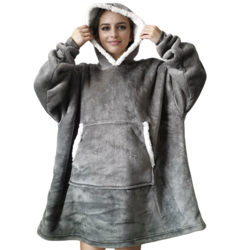 Bisa dipakai dewasa Super lemb - Sherpa Hoodie Fleece ulasan dan harga