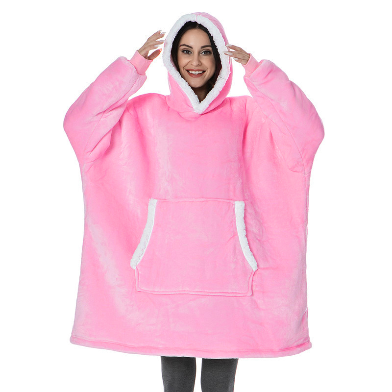 Bisa dipakai dewasa Super lemb - Sherpa Hoodie Fleece ulasan dan harga