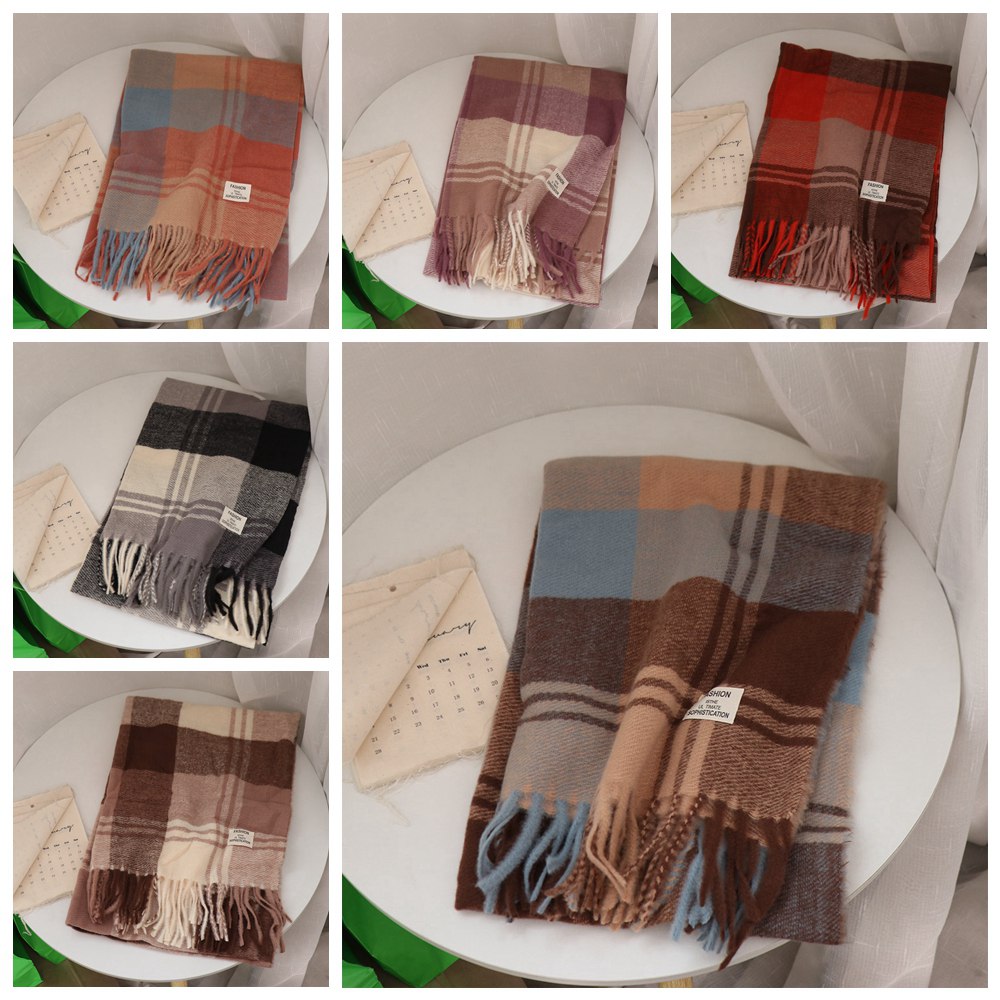 Syal Wol Kotak-kotak Tahan Ang - Wool Scarf Men ulasan dan harga
