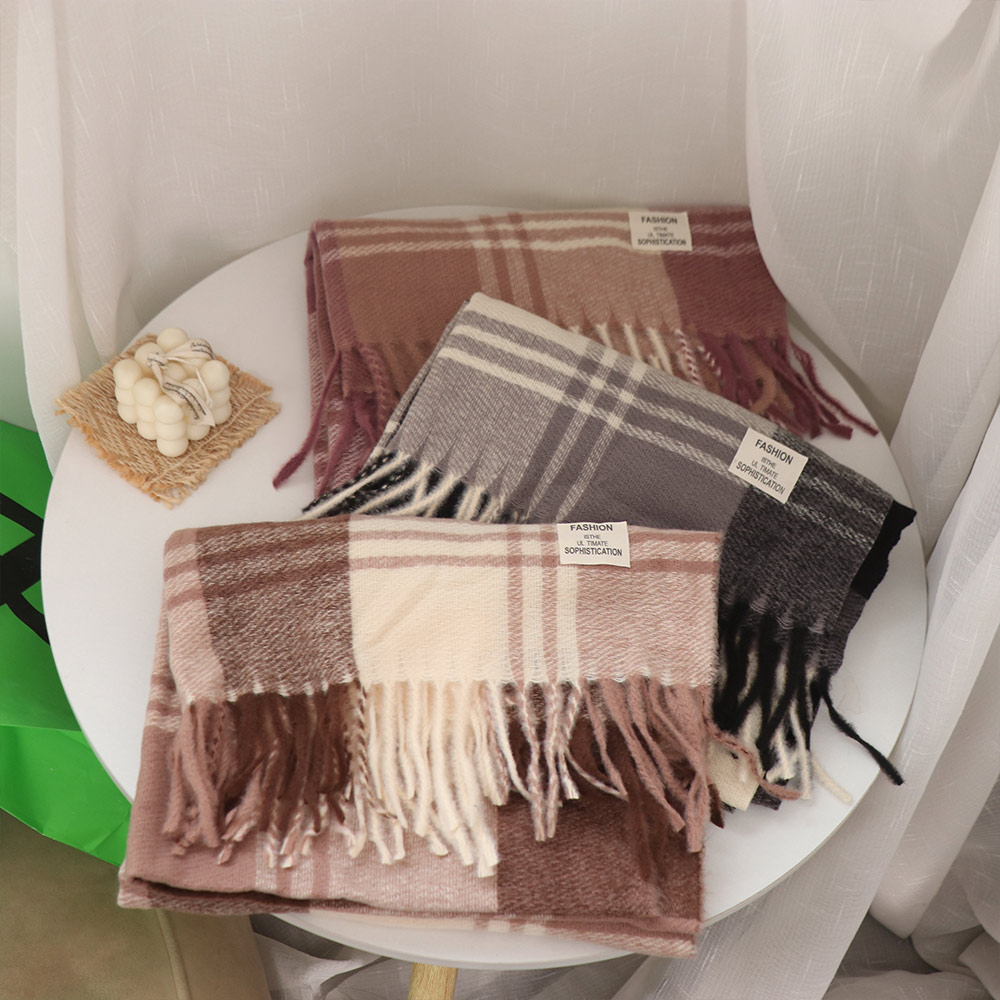 Syal Wol Kotak-kotak Tahan Ang - Wool Scarf Men ulasan dan harga