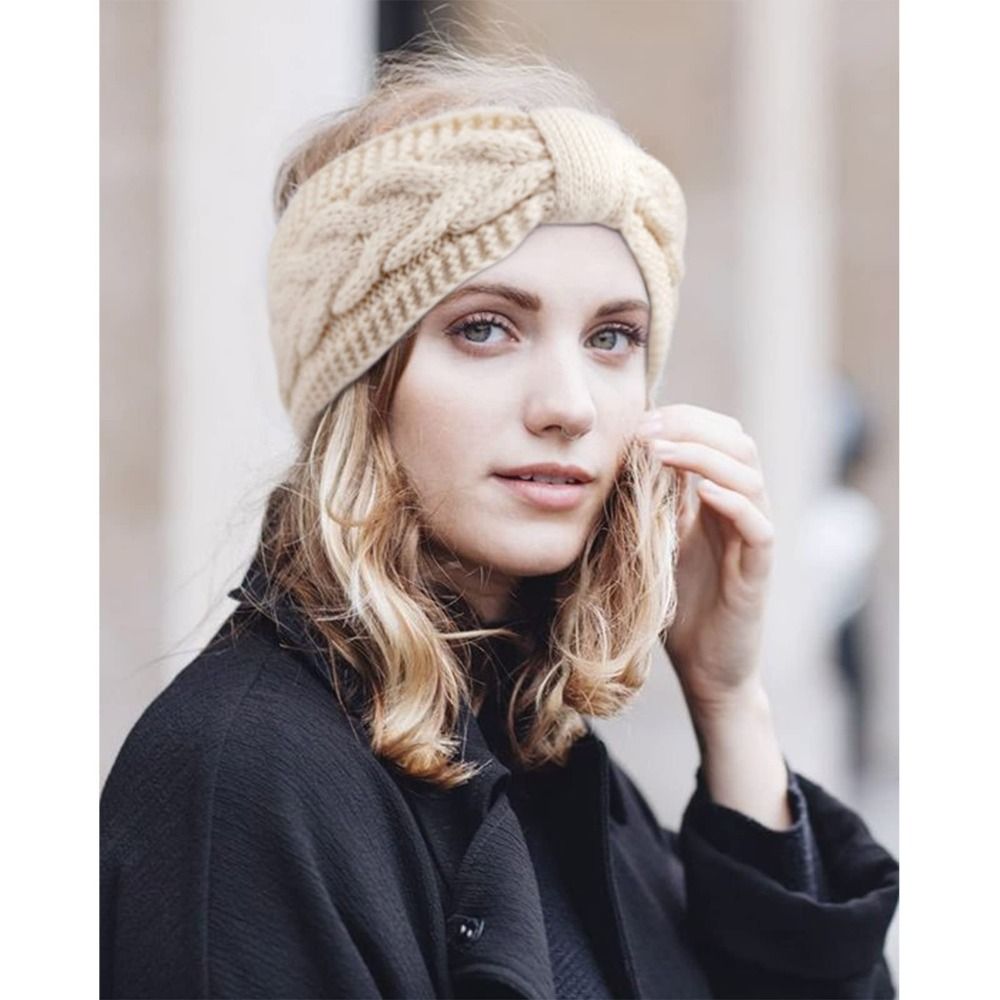 Headband Rajut Wanita Musim Di - Winter Headband Fleece ulasan dan harga