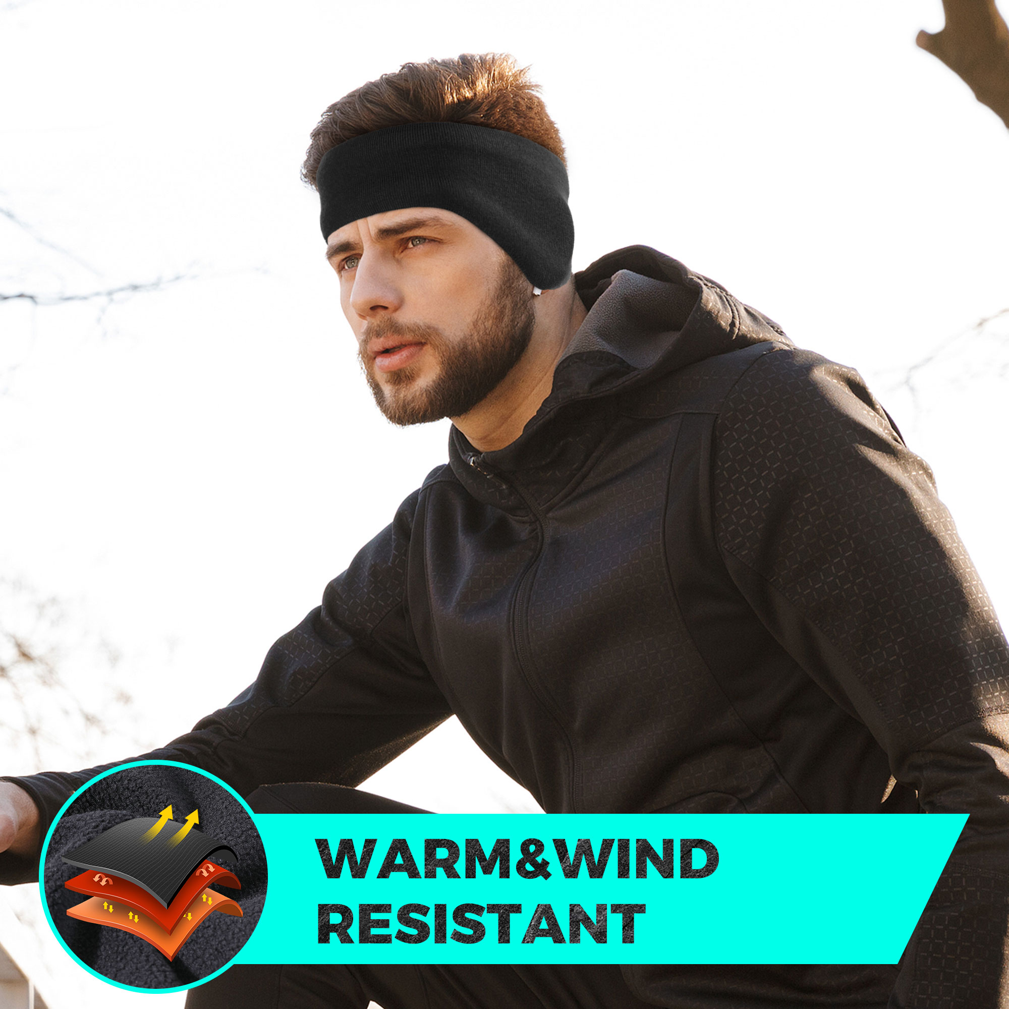 Bandana Bulu Musim Dingin Peng - Winter Headband Fleece ulasan dan harga