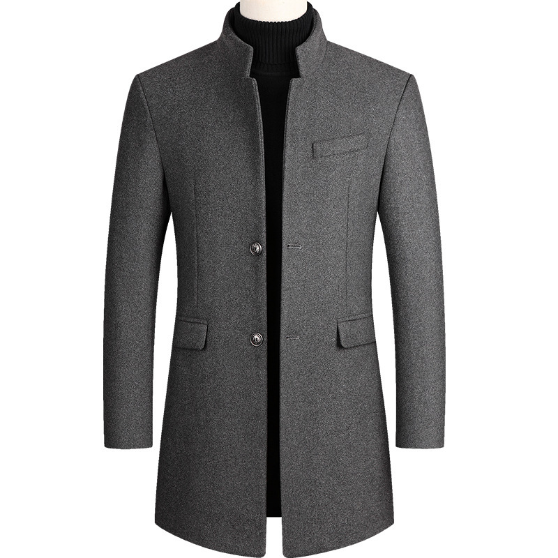 2025 Baru Ekstra Panjang Wol J - Wool Coat Peacoat ulasan dan harga
