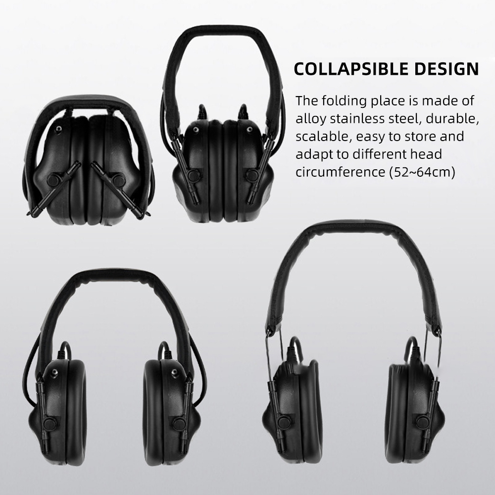 BOOIU Headset Menembak Elektro - Earmuffs Foldable ulasan dan harga